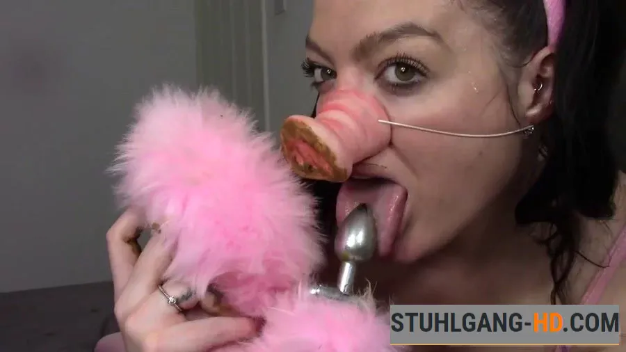 Evamarie88 - Disgusting poo pig (Kacken, Scheißen, Scheiße essen) [FullHD 1080p] 1.90 GB