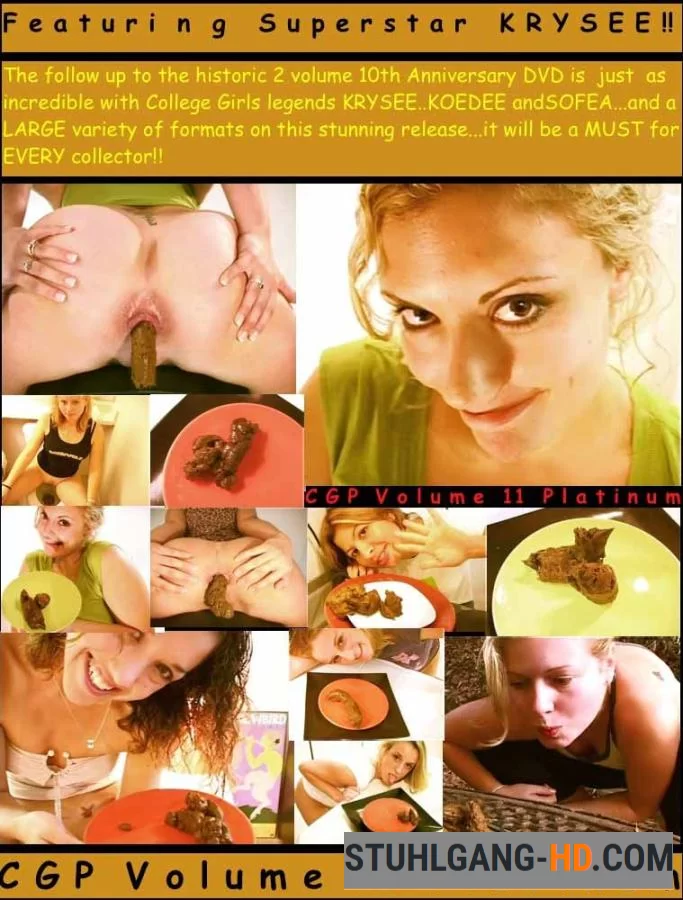 Paige, Koedee, Sofea, Annah, Mercedes, Mycah - College Girls Pooping 11 (Kacken, Scheißen, Scheiße essen) [DVDRip] 700 MB