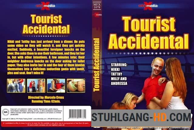 Nikki, Tatthy, Andressa, Milly - Tourist Accidental (Kacken, Scheißen, Scheiße essen) [DVDRip] 224 MB