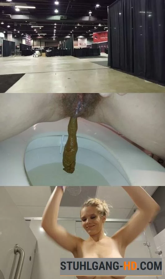 CandieCane - Public Porn Convention Pee and Surprise Poop! (Kacken, Scheißen, Scheiße essen) [FullHD 1080p] 1.12 GB