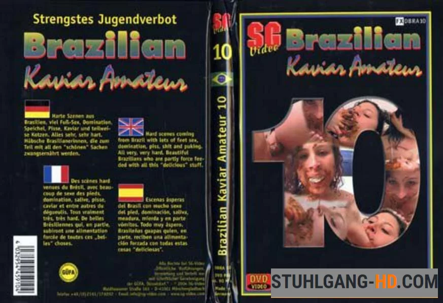 Scat Girls - Brazilian Kaviar Amateur 10 (Kacken, Scheißen, Scheiße essen) [DVDRip] 671 MB