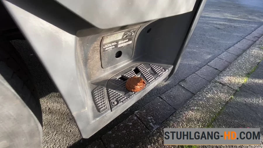Devil Sophie - OMG - how does the shit get onto the truck running board (Kacken, Scheißen, Scheiße essen) [UltraHD 4K] 338 MB