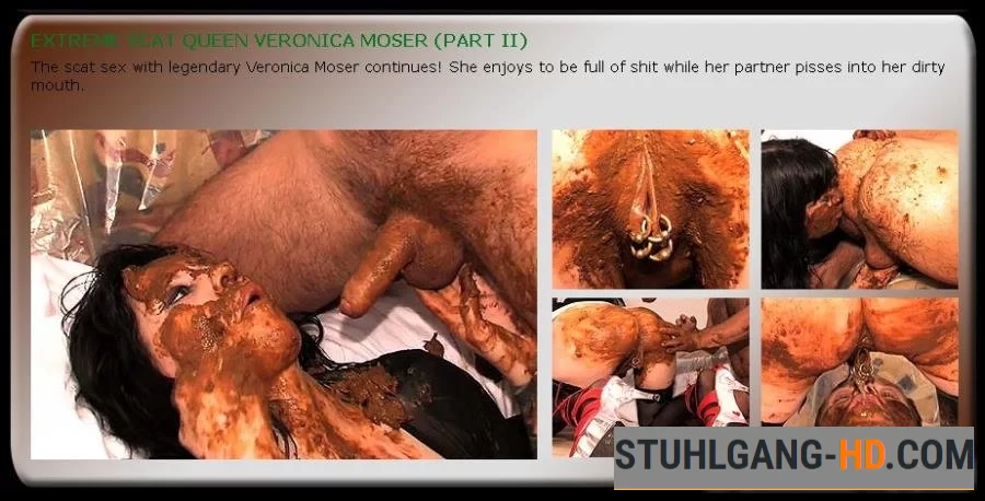 PART II - EXTREME SCAT QUEEN VERONICA MOSER (Kacken, Scheißen, Scheiße essen) [SD] 502 MB