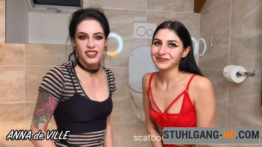 Kaitlyn Katsaros, Anna De Ville - 1st Scat Scene (Kacken, Scheißen, Scheiße essen) [HD 720p] 615 MB