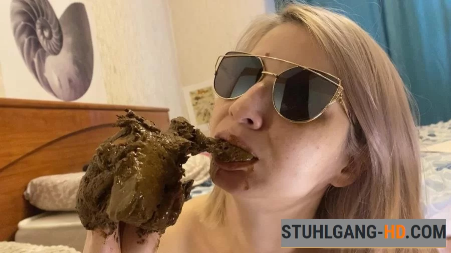 p00girl - I chew and smear shit, nausea (Kacken, Scheißen, Scheiße essen) [FullHD 1080p] 1.07 GB