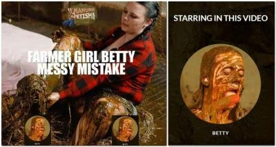 Farmer Girl Betty's Messy Mistake (Kacken, Scheißen, Scheiße essen) [HD 720p] 5.02 GB