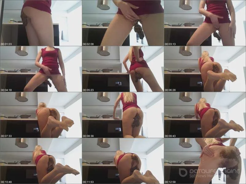 Watch Blonde Dress Fishnets Bomb Poop (Kacken, Scheißen, Scheiße essen) [FullHD 1080p] 1.03 GB Online